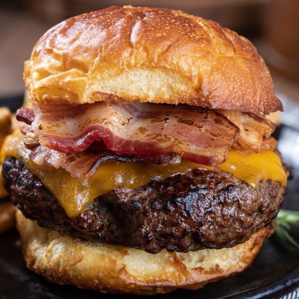 Hamburguesa con tocineta