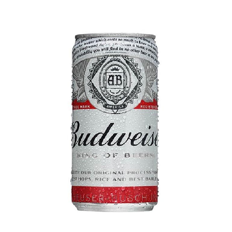 Budweiser lata